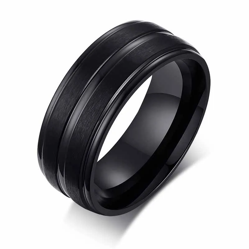 rings jewelry New Fashion Simple jewelry stainless steel Sand surface Groove rings for men, Jewerly 
rings jewelry New Fashion Simple jewelry stainless steel Sand surface Groove rings for men, Jewerly