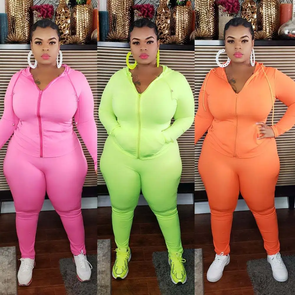 Wholesale 2021 Fall Plus Size Women Clothing Jogging Two Piece Set Solid Color hooded casual Tracksuit Two Piece Pant Set, Blue black pink green yellow orange
Wholesale 2021 Fall Plus Size Women Clothing Jogging Two Piece Set Solid Color hooded casual Tracksuit Two Piece Pant Set, Blue black pink green yellow orange
