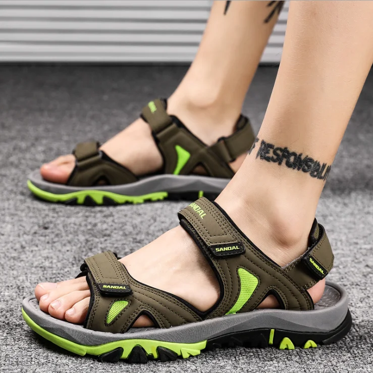 China New Men's Outdoor Summer Shoes Sandal Luxury Men Slippers Sandals, Black,green,d.blue
China New Men's Outdoor Summer Shoes Sandal Luxury Men Slippers Sandals, Black,green,d.blue