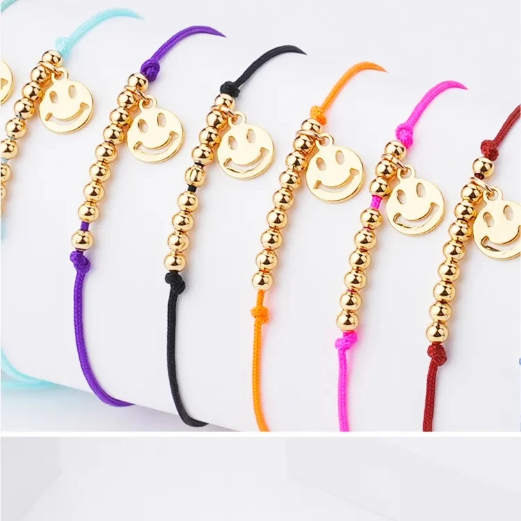 Go2boho Handmade Woven Summer Beach Girl Smiley Face Charm Gold Bead Friendship Bracelet For Women Fashion Jewelry Bracelets
Go2boho Handmade Woven Summer Beach Girl Smiley Face Charm Gold Bead Friendship Bracelet For Women Fashion Jewelry Bracelets