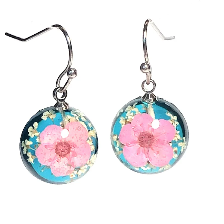 fashion design dry flower earrings for women real pressed flower earrings resin jewelry
fashion design dry flower earrings for women real pressed flower earrings resin jewelry