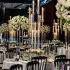 Candelabra Candelabra Wedding Crystal Candle Holder 9 Arms Crystal Candelabra For Table Centerpieces 120cm Height