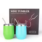 Stainless Steel Factory Price 12oz Stainless Steel Co-Friendly Wholesale Custom Travel Wine Tumbler
