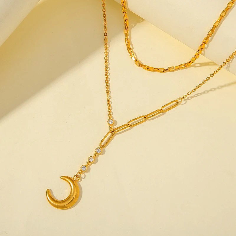 Personalized Moon Pendant Real Gold 18k Accessories Women Necklace Pendants For Jewelry Making
Personalized Moon Pendant Real Gold 18k Accessories Women Necklace Pendants For Jewelry Making