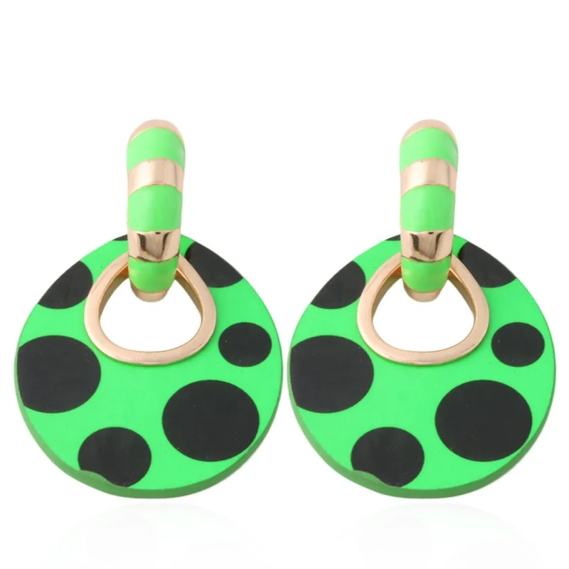 NeeFu WoFu Big Earring fashion jewelry Printed rings for women Leather orecchini Ear bijoux femme Big Brinco Earrings
NeeFu WoFu Big Earring fashion jewelry Printed rings for women Leather orecchini Ear bijoux femme Big Brinco Earrings