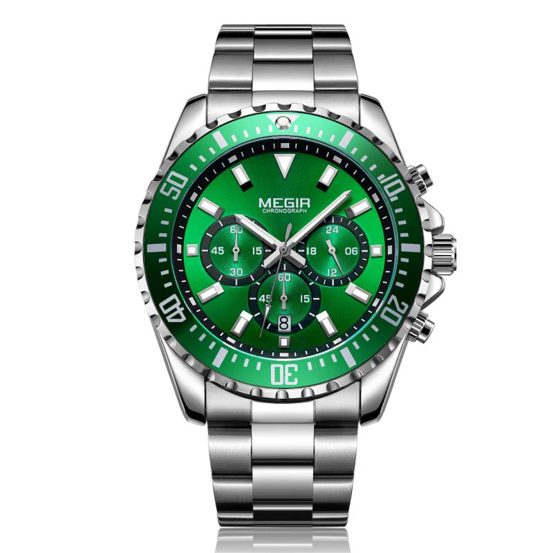MEGIR watch 2064 Chronograph herren armbanduhr custom design mens chronograph watches male Wristwatches
MEGIR watch 2064 Chronograph herren armbanduhr custom design mens chronograph watches male Wristwatches