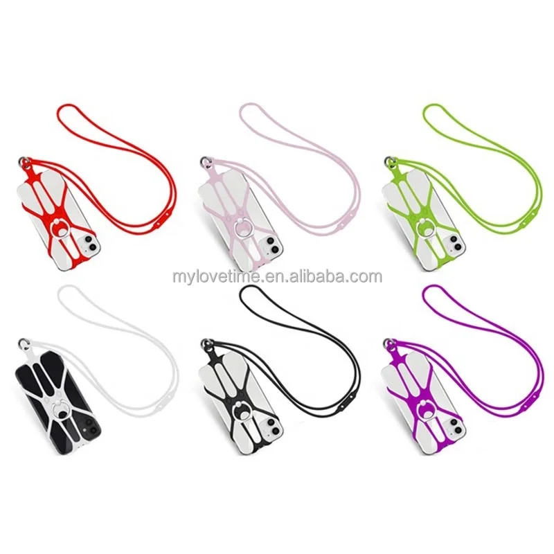 New factory necklace soft phone lanyard silicone mobile iphone holder stand case with strap, Blue/pink/black/gray/white/orang
New factory necklace soft phone lanyard silicone mobile iphone holder stand case with strap, Blue/pink/black/gray/white/orang