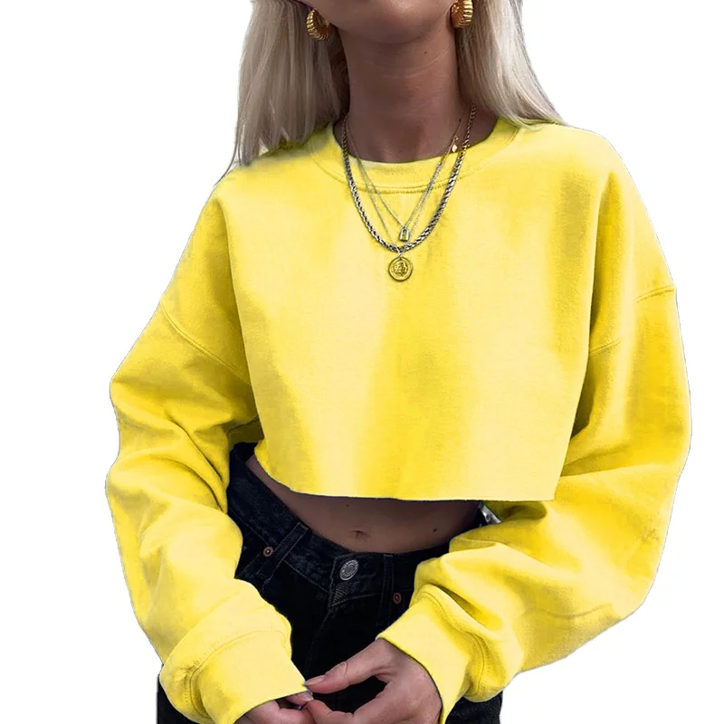2021 new Arrivals Hot Selling Custom Sweatshirt Drawstring Oversized Cropped Sweater Casual Women's Hoodies, Picture
2021 new Arrivals Hot Selling Custom Sweatshirt Drawstring Oversized Cropped Sweater Casual Women's Hoodies, Picture
