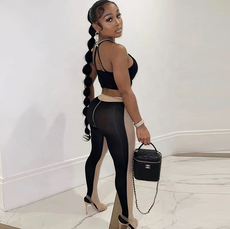 Summer New Hit Color Hollowed Out Tights Fitness Pants Slim Tight Trousers Gym Legging For Women Mesh Leggings, Beige
Summer New Hit Color Hollowed Out Tights Fitness Pants Slim Tight Trousers Gym Legging For Women Mesh Leggings, Beige