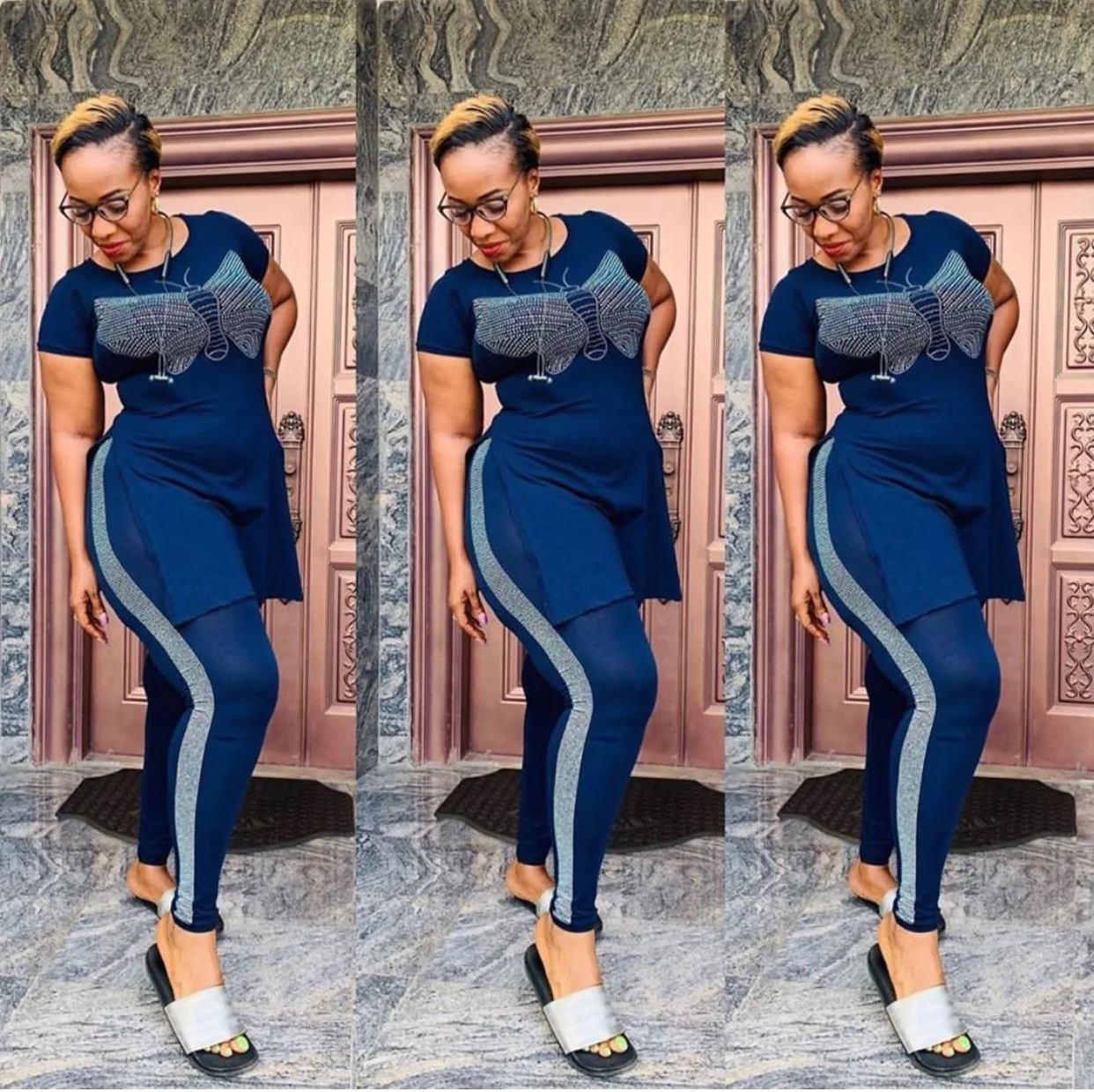 LA012 new woman clothes t-shirt and pants set girls casual butterfly sequin clothing women plus size corduroy suit, Black, blue, wine red
LA012 new woman clothes t-shirt and pants set girls casual butterfly sequin clothing women plus size corduroy suit, Black, blue, wine red