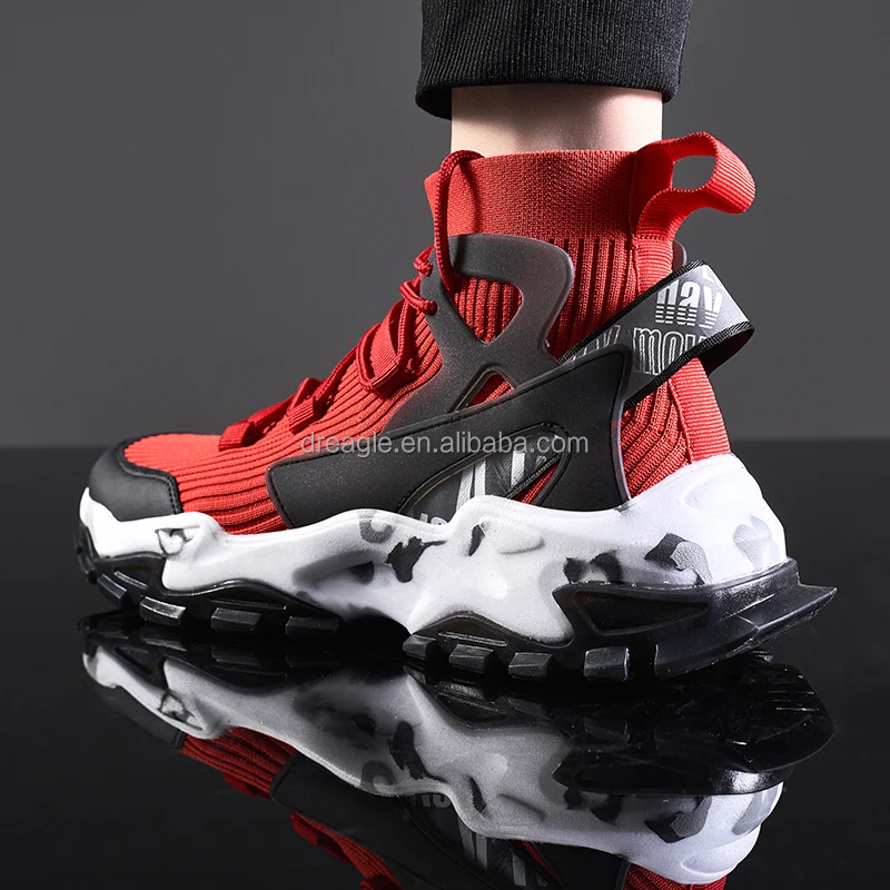 2021 New Style Running Shoes for Men 2021 High Top Sock Sneakers Men Lightweight Comfortable Outdoor Walking Male Footwear Shoes
2021 New Style Running Shoes for Men 2021 High Top Sock Sneakers Men Lightweight Comfortable Outdoor Walking Male Footwear Shoes
