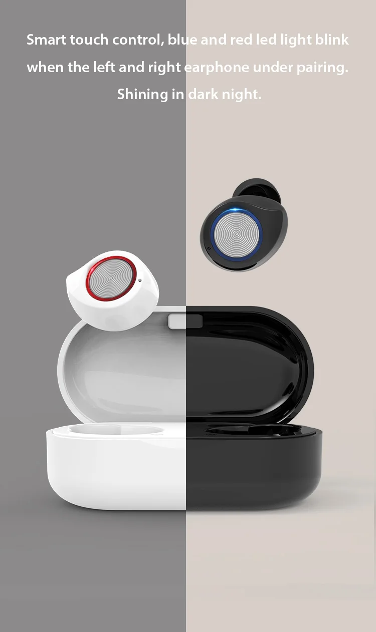 Wireless Earbuds Tw60 Headphone Earphone Wireless Stereo Earphone Wireless Headset BJBJ - ANKUX.COM