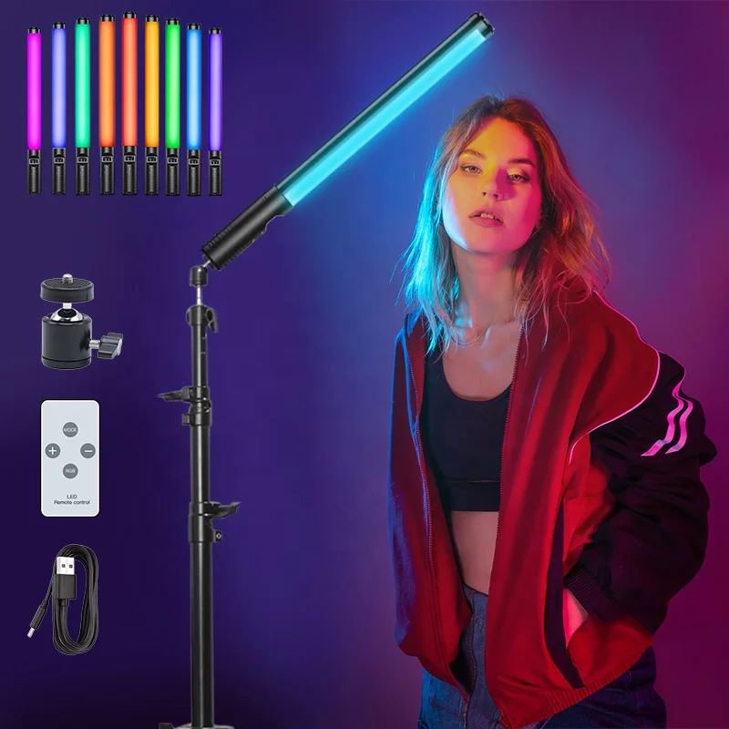 Led Road Traffic Control Baton Remote Control Photography Lighting Equipment Handheld Tube LED video Light, Color
Led Road Traffic Control Baton Remote Control Photography Lighting Equipment Handheld Tube LED video Light, Color