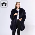 Coat Fur Coat Wholesale Fashion New Style Custom Winter Warm Ladies Luxury Fur Jacket Natural Fox Fur Women Coat