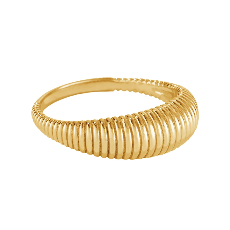 wholesale gold jewelry 925 sterling silver fashion ring 14k gold plated san francisco dome ring for women
wholesale gold jewelry 925 sterling silver fashion ring 14k gold plated san francisco dome ring for women
