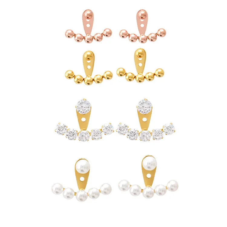 SC 2022 New Design Front Back Detachable Beads Stud Earrings Fashion Gold Stainless Steel Diamond Pearl Seed Bead Earrings Women, Gold, white, black, rose gold
SC 2022 New Design Front Back Detachable Beads Stud Earrings Fashion Gold Stainless Steel Diamond Pearl Seed Bead Earrings Women, Gold, white, black, rose gold