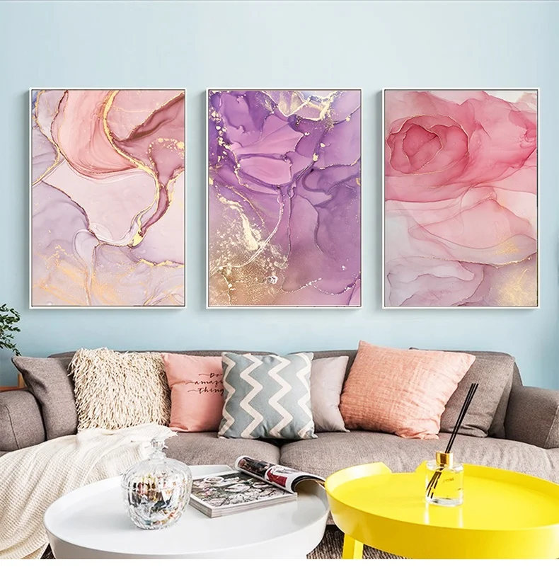 HD Purple Pink Nordic Canvas Painting Wall Picture Living Room Abstract Wall Art Modern Home Gold Poster Wall Decor Popular Art, Multiple colours
HD Purple Pink Nordic Canvas Painting Wall Picture Living Room Abstract Wall Art Modern Home Gold Poster Wall Decor Popular Art, Multiple colours