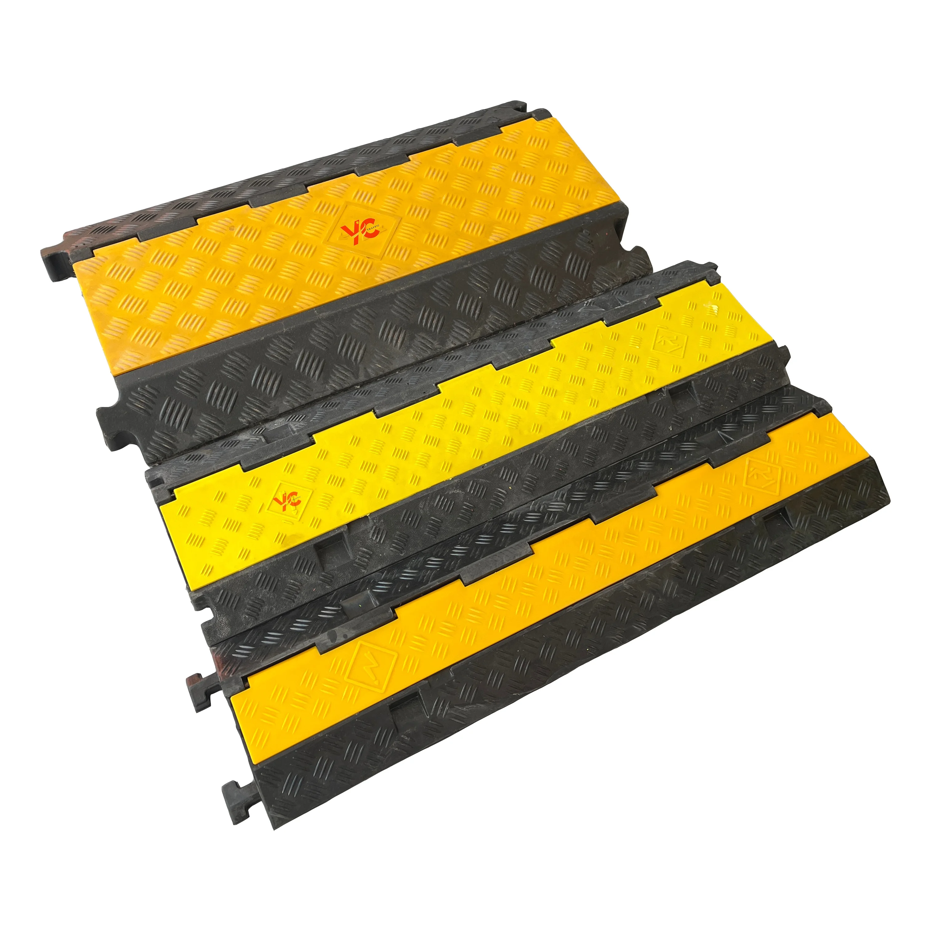 Hot Sale Driveway Wire Protector 3 Channel Car Rubber Cable Ramp for Sale Cable Protection YC-RCP-A03 L63 X H53mm Yellow+black
Hot Sale Driveway Wire Protector 3 Channel Car Rubber Cable Ramp for Sale Cable Protection YC-RCP-A03 L63 X H53mm Yellow+black