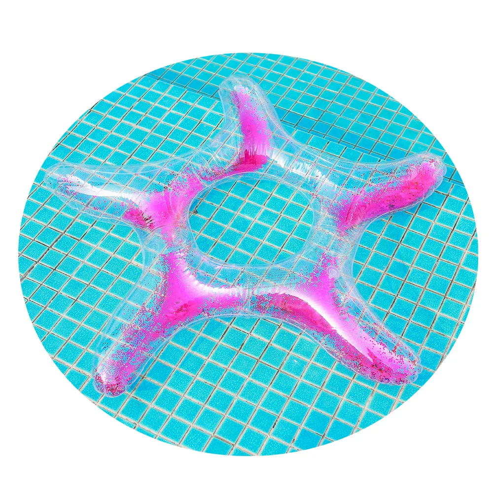 Adult transparent sequined starfish swimming circle PVC swimming circle for adults swimming rings inflatatble, Pink gold
Adult transparent sequined starfish swimming circle PVC swimming circle for adults swimming rings inflatatble, Pink gold
