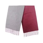 Stylish design soft and comfortable solid color winter unisex scarf