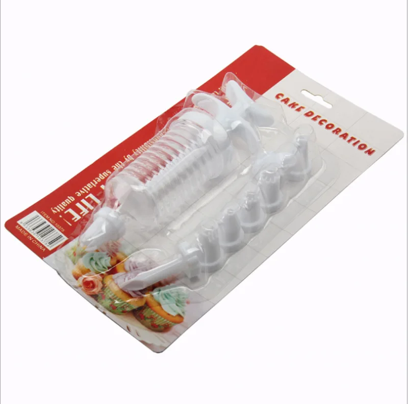 Plastic Decorator 8-piece Decorating Nozzle Transparent 8-head Decorating Gun Butter Squeezer Butter Squeezer Cake Making Crafts
Plastic Decorator 8-piece Decorating Nozzle Transparent 8-head Decorating Gun Butter Squeezer Butter Squeezer Cake Making Crafts