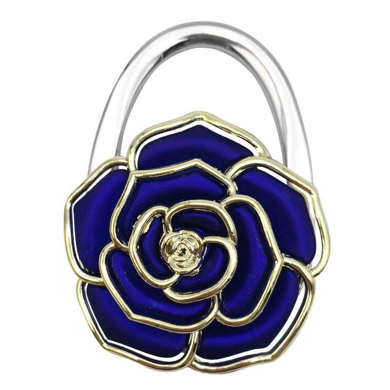 New Design Rose Flower Folding Purse Handbag Bag Accessories Table Hook Hanger Holder, Many color for choose
New Design Rose Flower Folding Purse Handbag Bag Accessories Table Hook Hanger Holder, Many color for choose