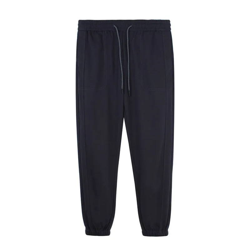 2021 New fall anti-static trend Foot pant pure color elastic men's sports casual pants Sweatpants, Black
2021 New fall anti-static trend Foot pant pure color elastic men's sports casual pants Sweatpants, Black