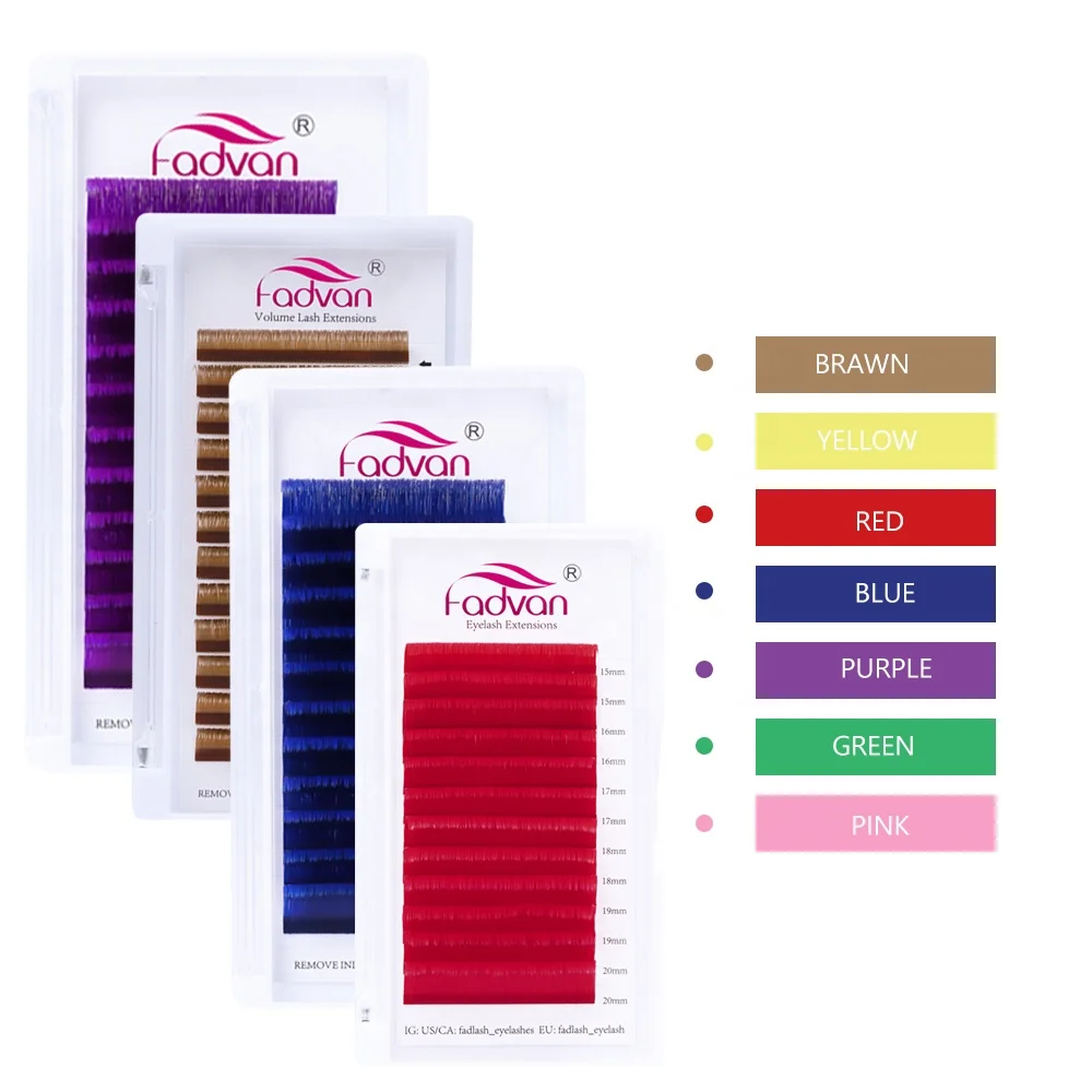 Multicolor Volume Eyelash Extension 0.07 C D Curl Easy Fan Rapid Blooming Lashes 3D 4D 6D 10D 20D Coloured Lash Extensions, Multicolour
Multicolor Volume Eyelash Extension 0.07 C D Curl Easy Fan Rapid Blooming Lashes 3D 4D 6D 10D 20D Coloured Lash Extensions, Multicolour