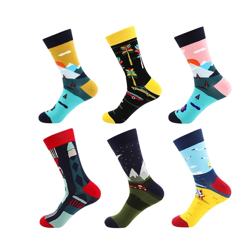2021 Hot new cotton high top men's socks personality fun street cartoon skateboard socks in tube women's socks
2021 Hot new cotton high top men's socks personality fun street cartoon skateboard socks in tube women's socks