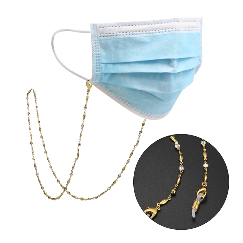 Metal With Crystals Copper Chain Sunglasses Reading Glasses Chain Rhinestones Hanging Neck Chain Neck Masked Strap Necklace
Metal With Crystals Copper Chain Sunglasses Reading Glasses Chain Rhinestones Hanging Neck Chain Neck Masked Strap Necklace