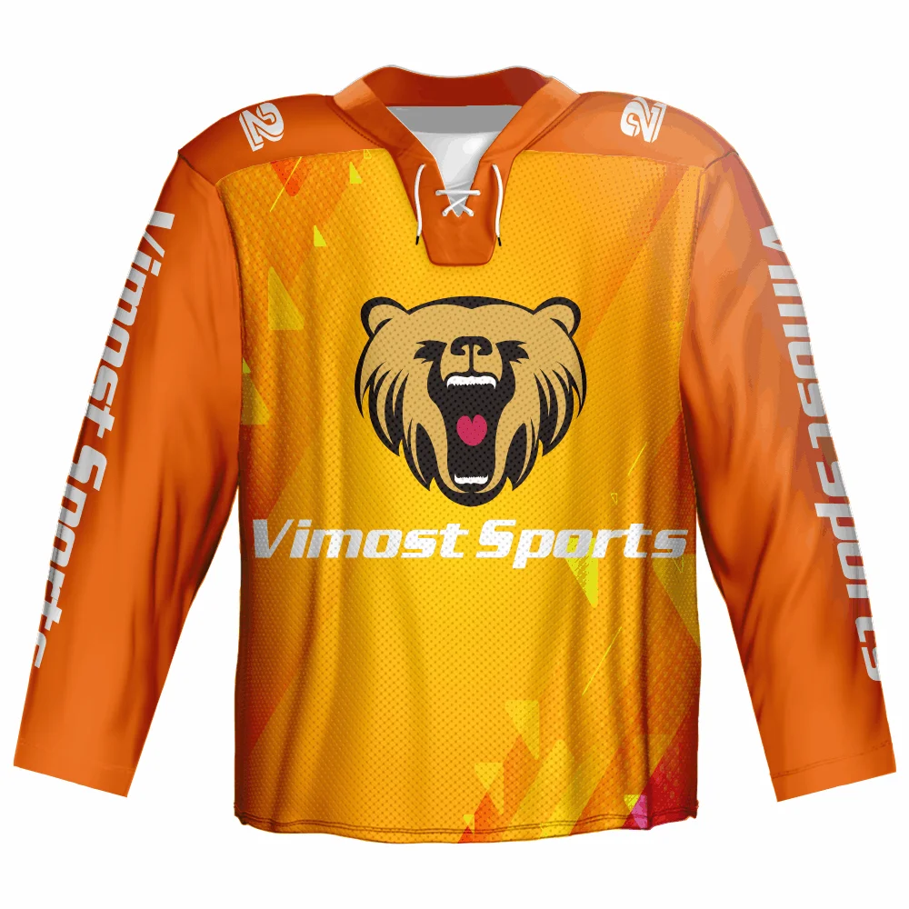 2022 new style lace up Ice Hockey jersey full sub design hockey wear embroidery logo, Customized color
2022 new style lace up Ice Hockey jersey full sub design hockey wear embroidery logo, Customized color