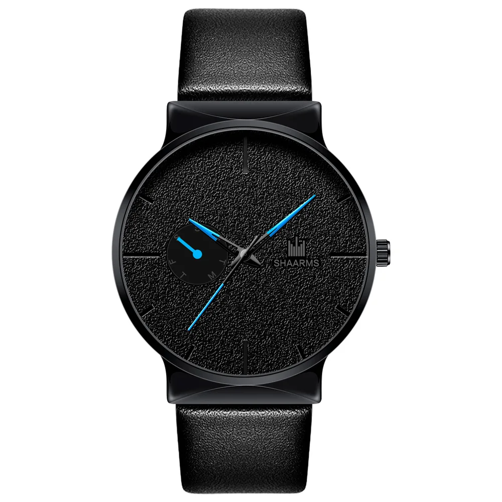 Shaarms Fashion Men's Watches Classic Black Leather Simple Business Men WristWatches, Black,silver,pink,brown
Shaarms Fashion Men's Watches Classic Black Leather Simple Business Men WristWatches, Black,silver,pink,brown