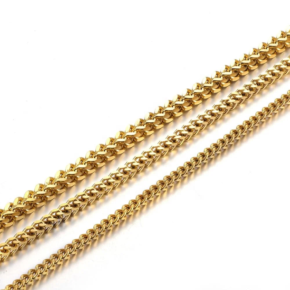 Hip hop franco box chain Italy solid stainless steel with real 18k yellow gold plated anti-sizes necklaces suppliers, Silver, gold ,rose gold
Hip hop franco box chain Italy solid stainless steel with real 18k yellow gold plated anti-sizes necklaces suppliers, Silver, gold ,rose gold