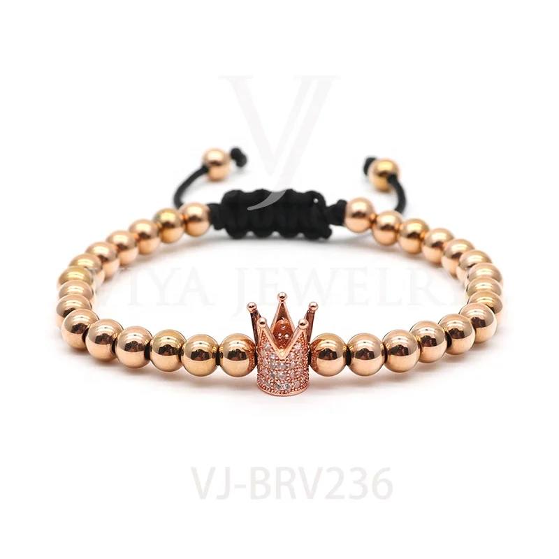 2020 Surgical Stainless Steel Handmade Macrame Beads Bracelets Imperial Crown Charm Bracelet, Multi-colors
2020 Surgical Stainless Steel Handmade Macrame Beads Bracelets Imperial Crown Charm Bracelet, Multi-colors