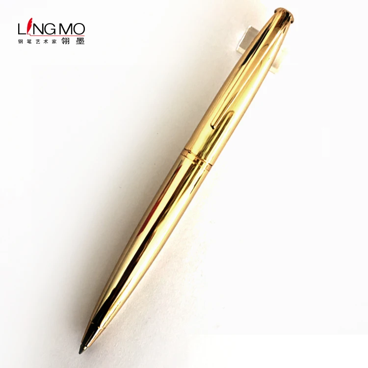 shanghai lingmo luxury gift metal gold ball pen luxury ballpoint