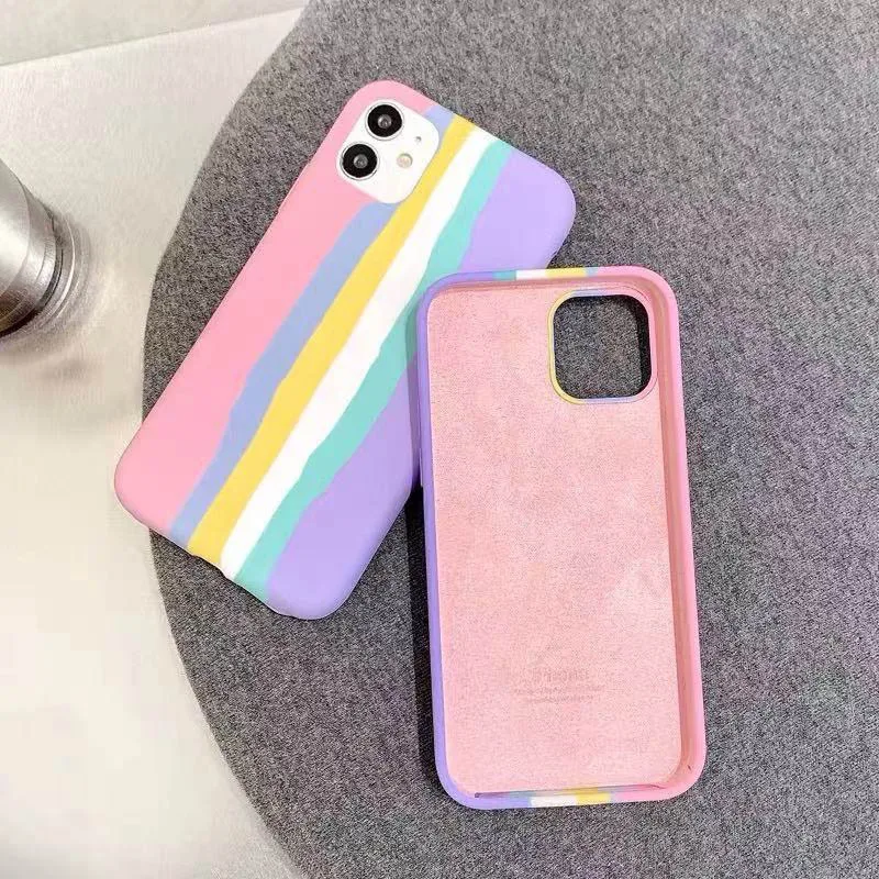 Honatop 2021 arcoiris silicone case for apple, for apple silicone case with logo, rainbow phone cases for iPhone 11 12 13pro max, Many colours
Honatop 2021 arcoiris silicone case for apple, for apple silicone case with logo, rainbow phone cases for iPhone 11 12 13pro max, Many colours