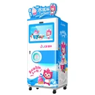 Robotic selfie service soft gelato ice cream vending machine