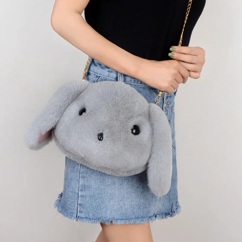 2020 Korean Fashion New Cute Plush Rabbit Bag Women's One-Shoulder Cross-Body Chain Big Head Rabbit Eared Bag
2020 Korean Fashion New Cute Plush Rabbit Bag Women's One-Shoulder Cross-Body Chain Big Head Rabbit Eared Bag