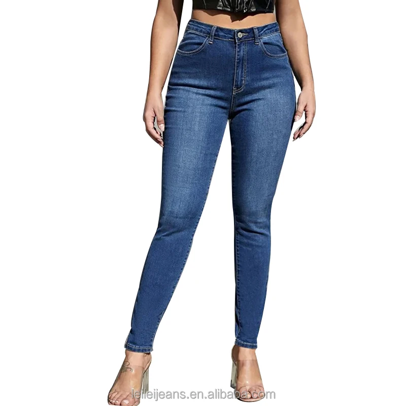 New Fashion Female Midrise Skinny Jean Pencil Pants Women's high waist Jeans plus size denim pants, Dark-blue
New Fashion Female Midrise Skinny Jean Pencil Pants Women's high waist Jeans plus size denim pants, Dark-blue