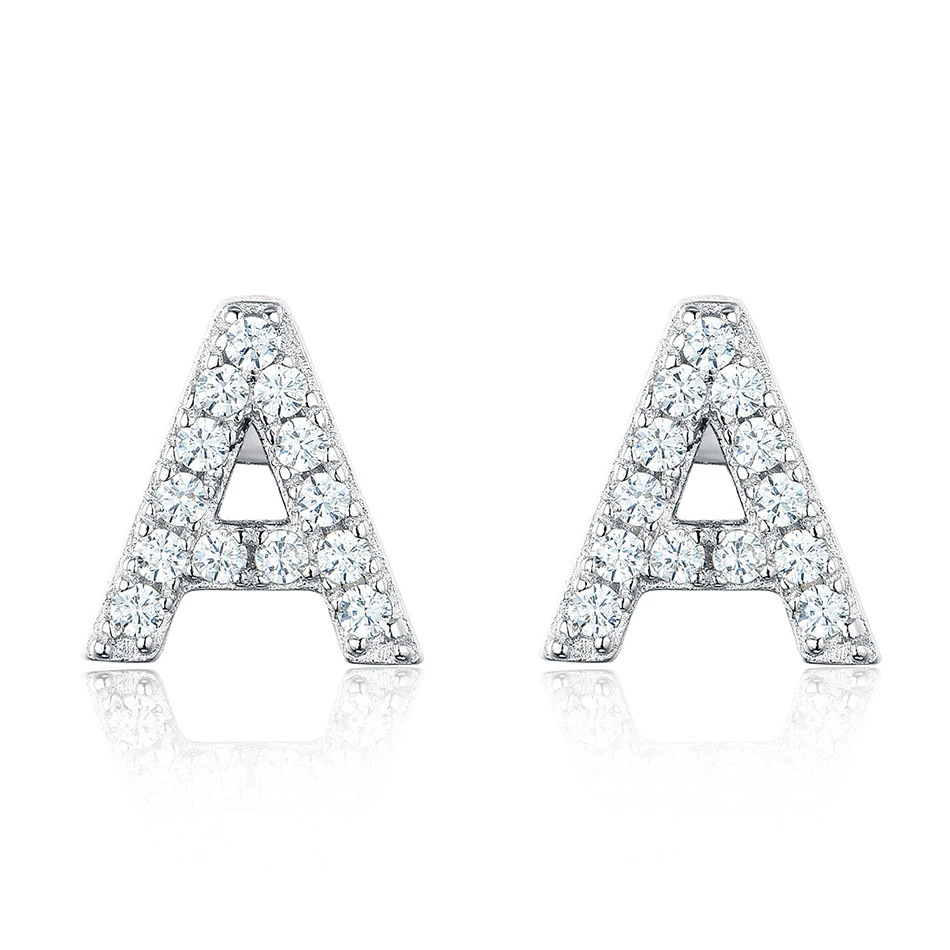 2022 Fashion Simple 925 Silver Zircon Earrings Small Exquisite White Zircon A B Z Letter Alphabet Stud Earrings
2022 Fashion Simple 925 Silver Zircon Earrings Small Exquisite White Zircon A B Z Letter Alphabet Stud Earrings