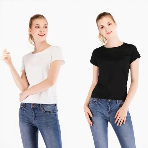 2020 Wholesale Women Girls Latest Design Cheap Wholesale Women's Plain Blank Basic Simple Casual T Shirt
2020 Wholesale Women Girls Latest Design Cheap Wholesale Women's Plain Blank Basic Simple Casual T Shirt