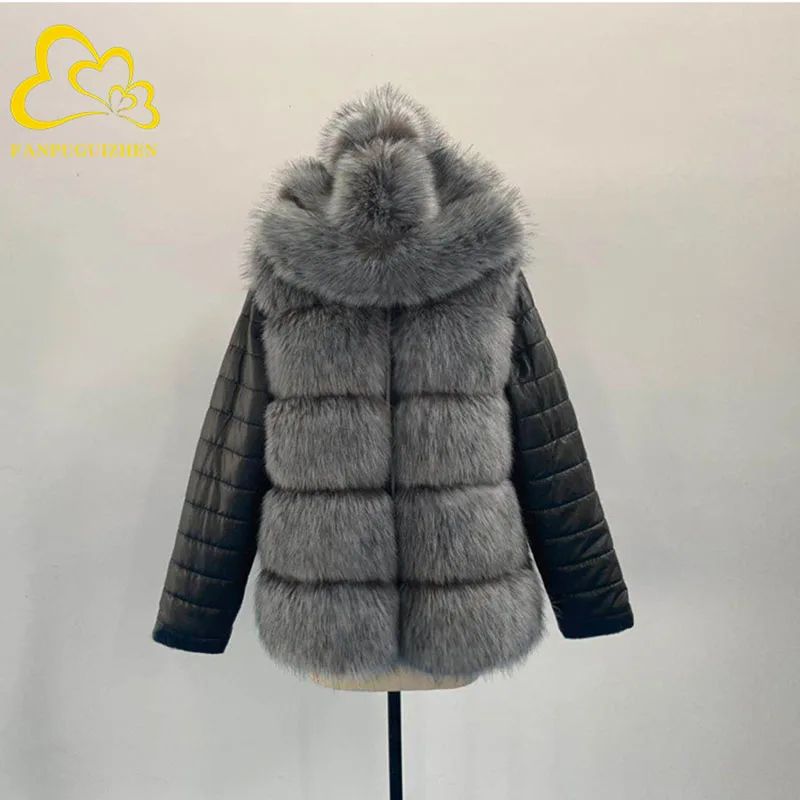 Winter Motorcycle Fur Jacket Model Designer Women Fox Fur Coat Woman Trendy Fake Leather Coats Plus Size Coats Clothes, Picture
Winter Motorcycle Fur Jacket Model Designer Women Fox Fur Coat Woman Trendy Fake Leather Coats Plus Size Coats Clothes, Picture