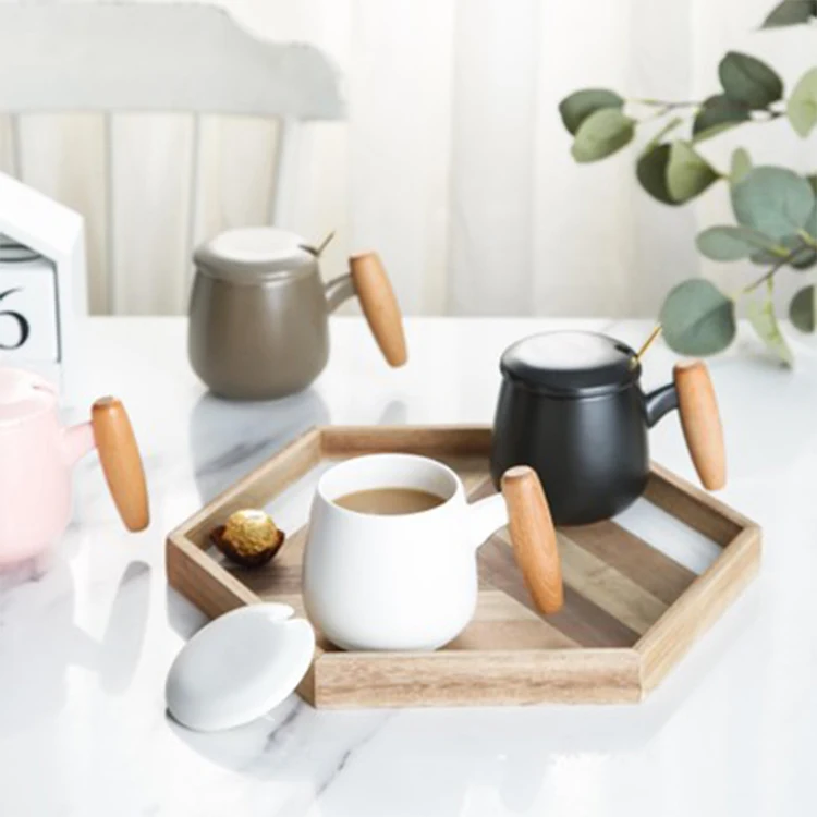 Nordic Wooden Handle Tea Cup Ceramic Cup Simple Matt Mug With Lid Coffee Cup Office Personal Mug Custom Logo, Picture
Nordic Wooden Handle Tea Cup Ceramic Cup Simple Matt Mug With Lid Coffee Cup Office Personal Mug Custom Logo, Picture