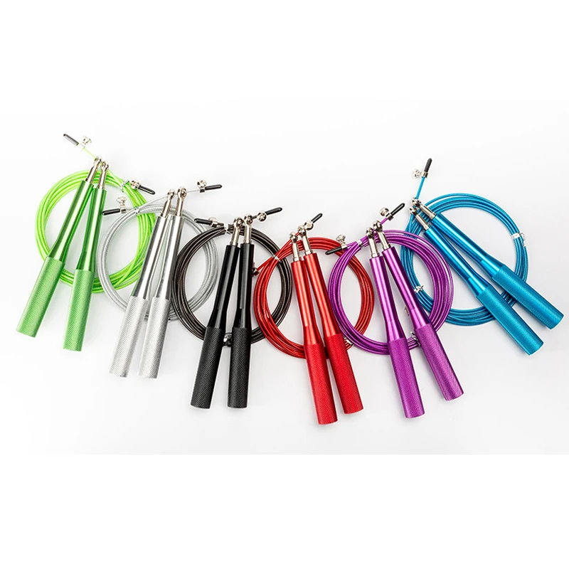 Galvanized Steel Wire PVC Coating Skipping Jump Rope Heavy Handle Fitness Fat Burning Adjustable length, Black,red,gold,green
Galvanized Steel Wire PVC Coating Skipping Jump Rope Heavy Handle Fitness Fat Burning Adjustable length, Black,red,gold,green