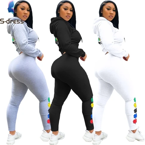 2020 Women New Autumn Short Hoodies And Woman Sweat Pants Outfit And Bandage Pants Two Piece Set
2020 Women New Autumn Short Hoodies And Woman Sweat Pants Outfit And Bandage Pants Two Piece Set