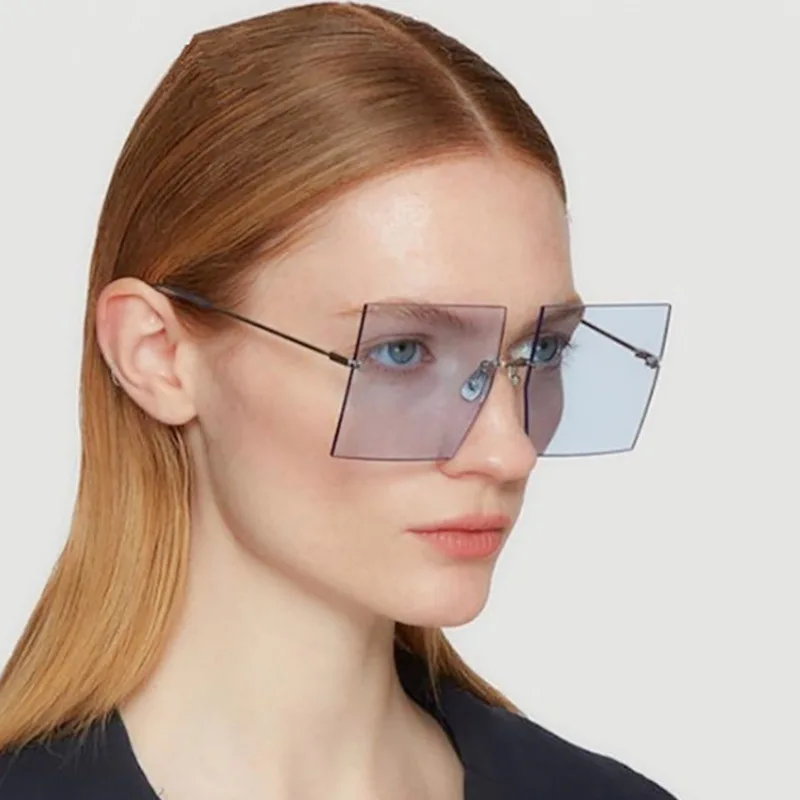 Fashion new metal square sun glasses women trend vintage oversized sunglasses, As the picture shows
Fashion new metal square sun glasses women trend vintage oversized sunglasses, As the picture shows
