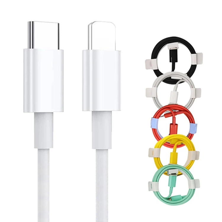 LAIMODA Custom Macaron color PD18W PD20W charger Cable For Iphone fast Charger Apple Products
LAIMODA Custom Macaron color PD18W PD20W charger Cable For Iphone fast Charger Apple Products