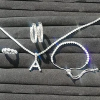 bling diamond tennis letter iced out choker necklace/bracelet/rings/hoop earrings jewelry set
bling diamond tennis letter iced out choker necklace/bracelet/rings/hoop earrings jewelry set