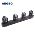 4x12w RGBW Or White Four Head Super Beam Led Moving Head Bar Stage Lights For Night Disco