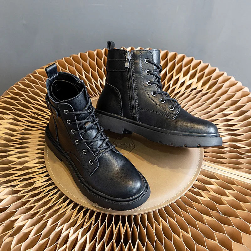 Wholesale Popular Product Women's Winter Martin Boots Zipper Women Booties Leather Boots
Wholesale Popular Product Women's Winter Martin Boots Zipper Women Booties Leather Boots